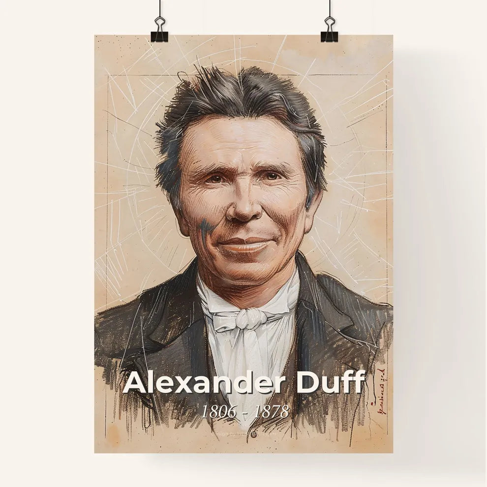 Dynamic Portrait of Alexander Duff Poster