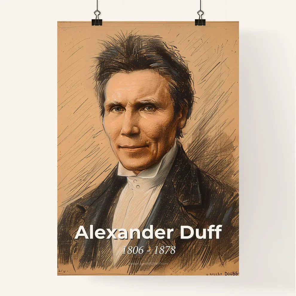 Captivating Portrait of Alexander Duff Poster