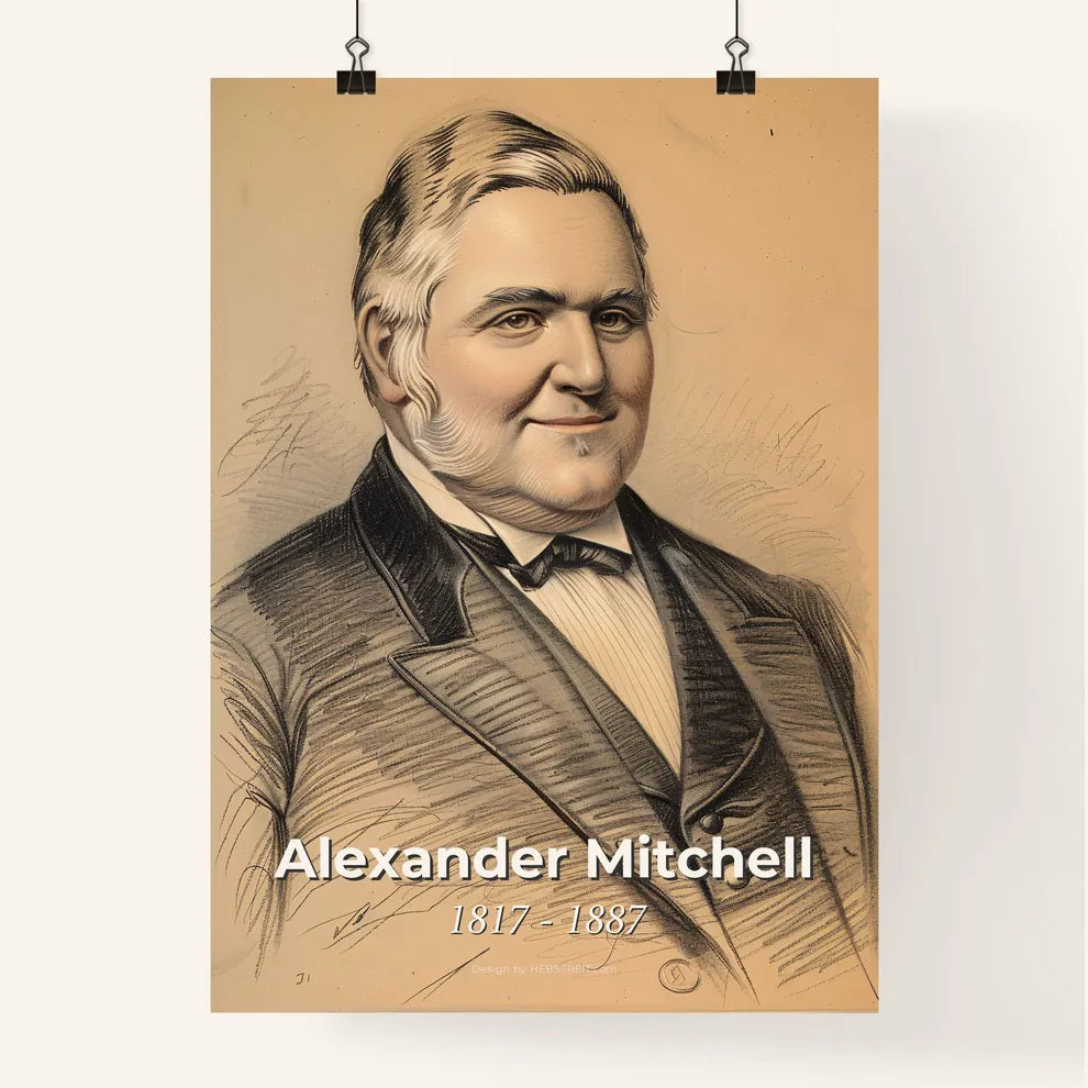 Elegant Portrait of Alexander Mitchell Poster