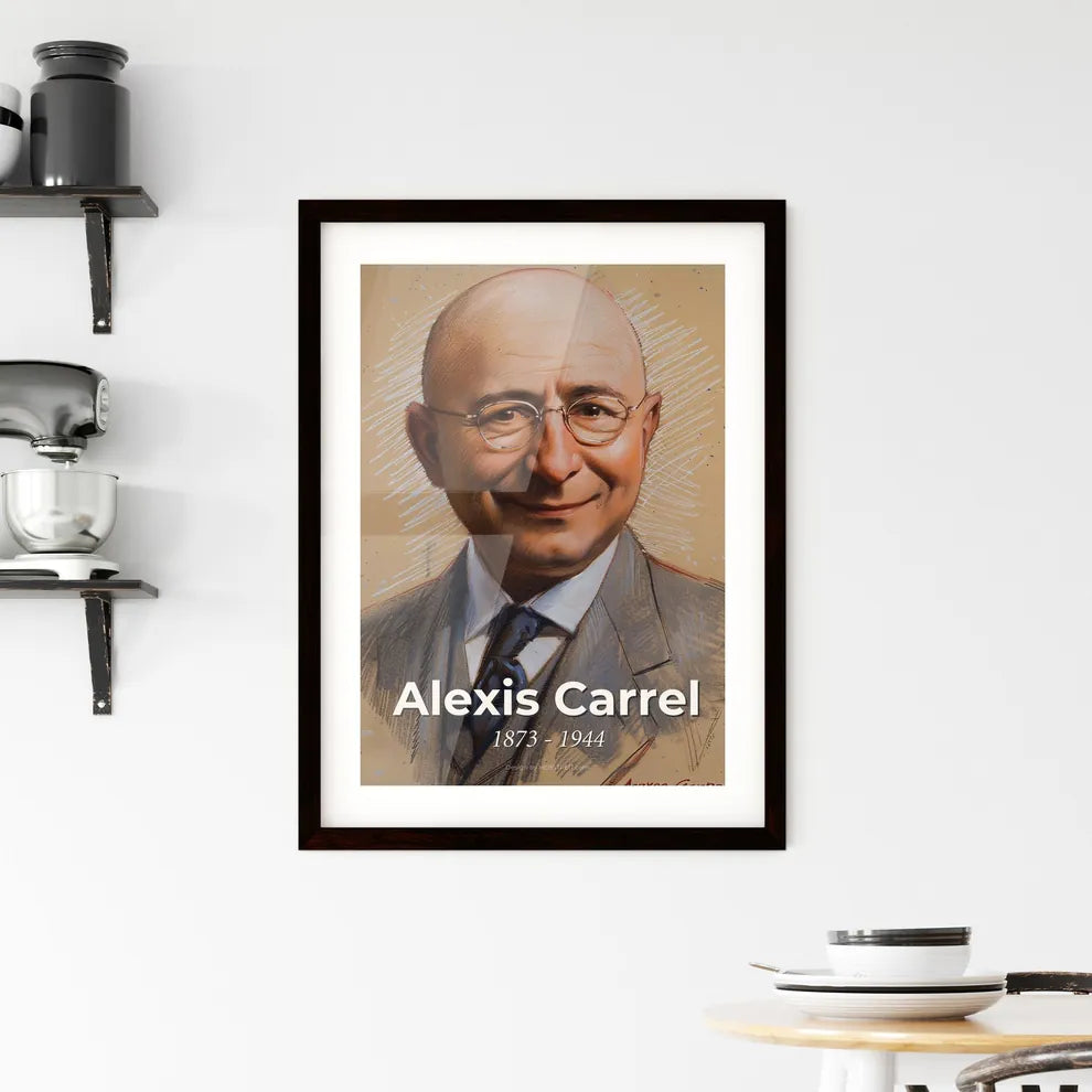 Elegant Portrait of Alexis Carrel Hangings