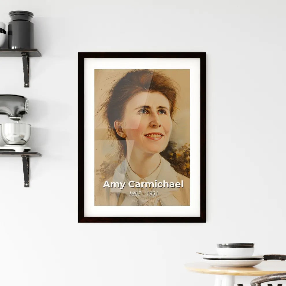 Elegant Portrait of Amy Framed Print