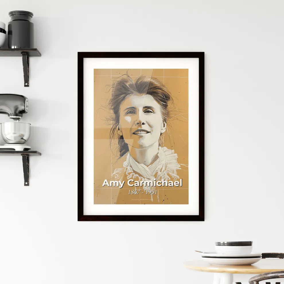 Radiant Portrait of Amy Framed Print