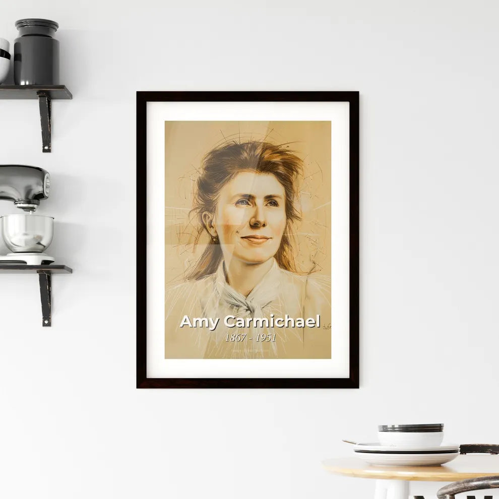 Radiant Portrait of Amy Framed Print