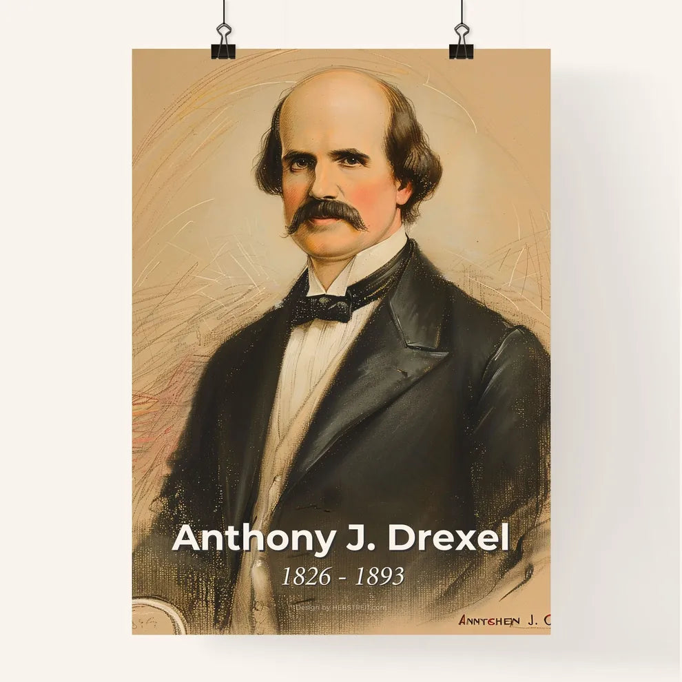 Elegant Portrait of Anthon Poster