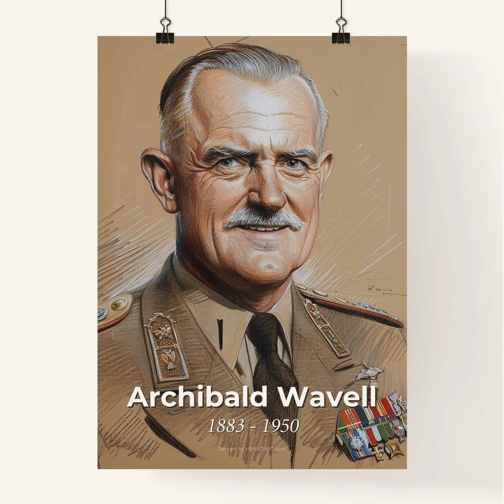 Archibald Wavell Poster