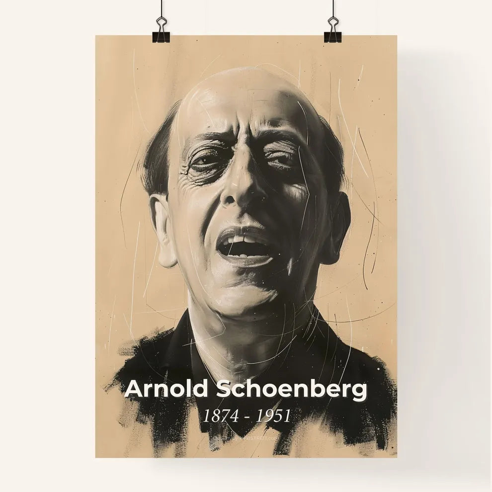 Masterful Tribute to Arnold Schoenberg Poster