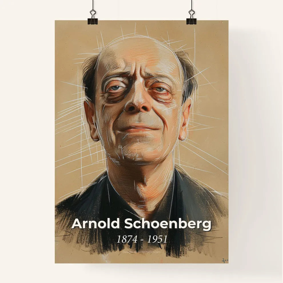 Dynamic Portrait of Arnold Schoenberg Poster