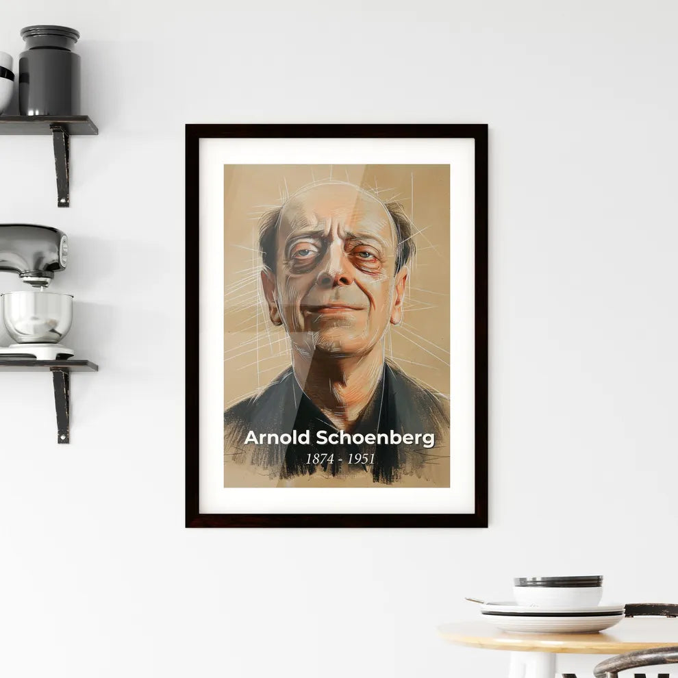 Dynamic Portrait of Arnold Schoenberg Hangings