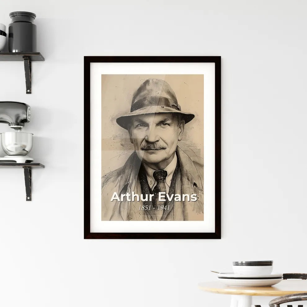 Radiant Portrait of Arthur Evans Hangings