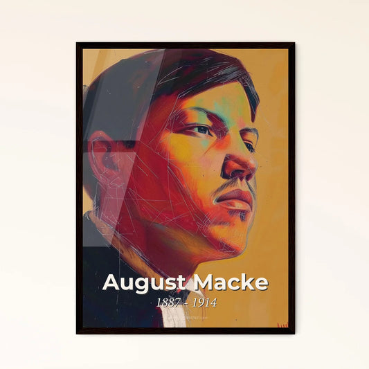 Vibrant Portrait of A - Framed Art Print