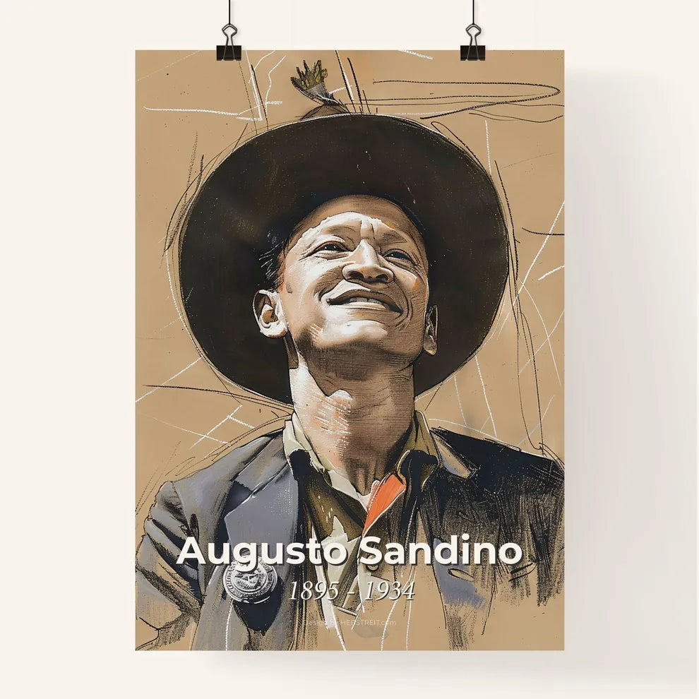 Augusto Sandino Poster