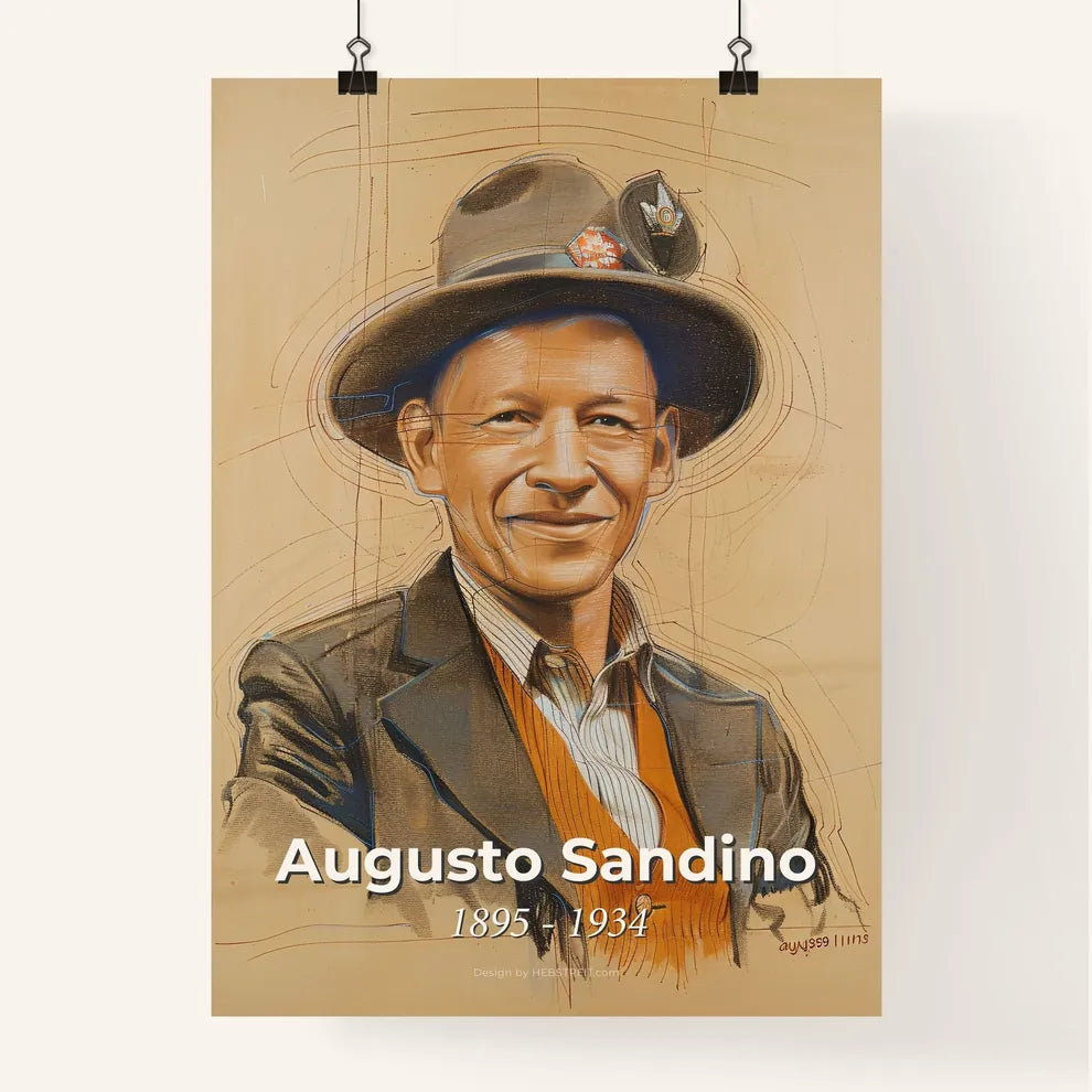 Augusto Sandino Poster
