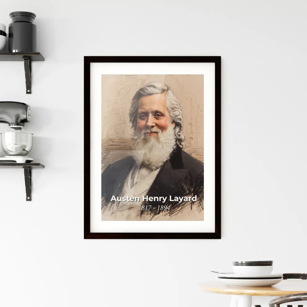 Elegant Portrait of Austen H Framed Print