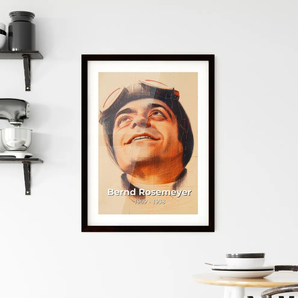 Dynamic Portrait of Bern Framed Print