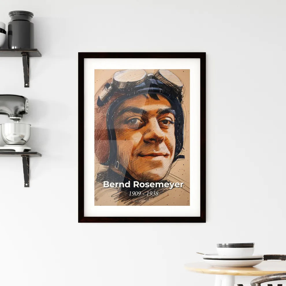 Dynamic Portrait of Bern Framed Print