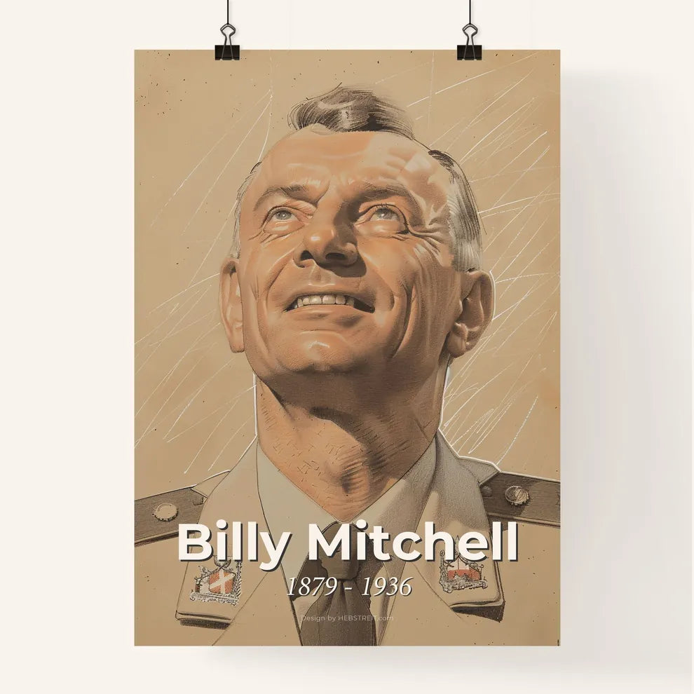 Dynamic Portrait of Billy Mitchell Poster