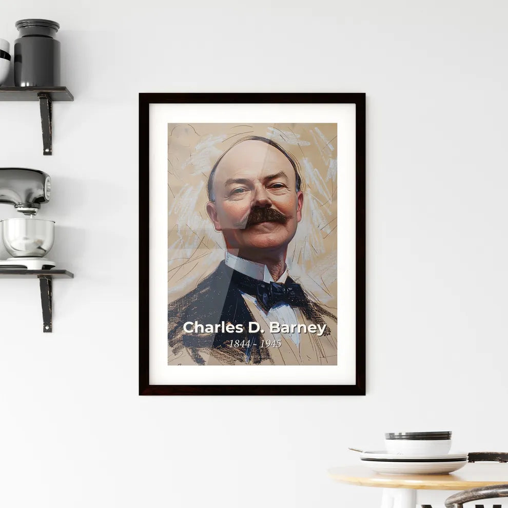 Elegant Portrait of Charles D. Barney Hangings