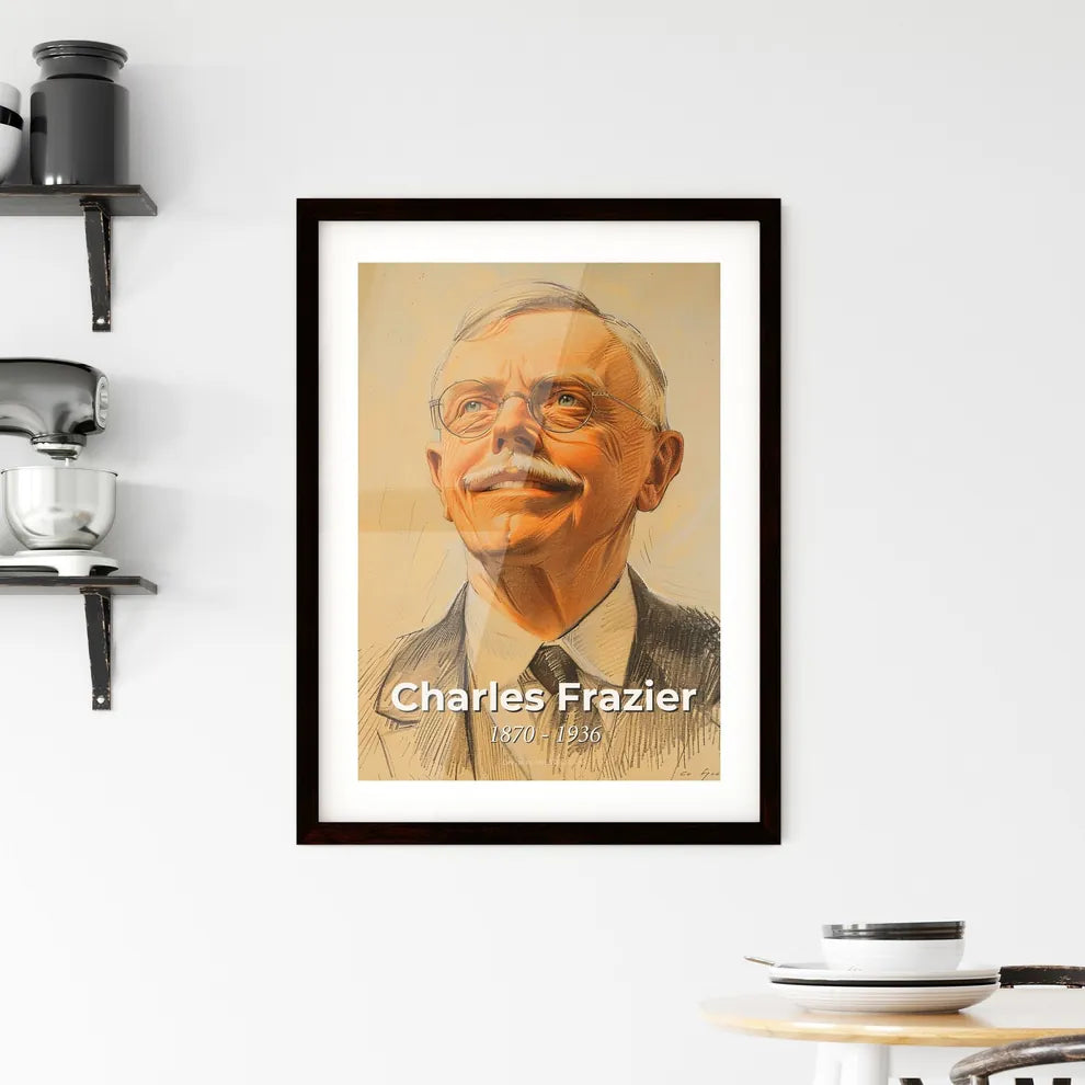 Elegant Contemporary Portrait of Charles Frazier Hangings