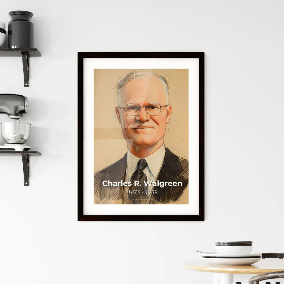 Captivating Portrait of Charles R. Walgreen Hangings