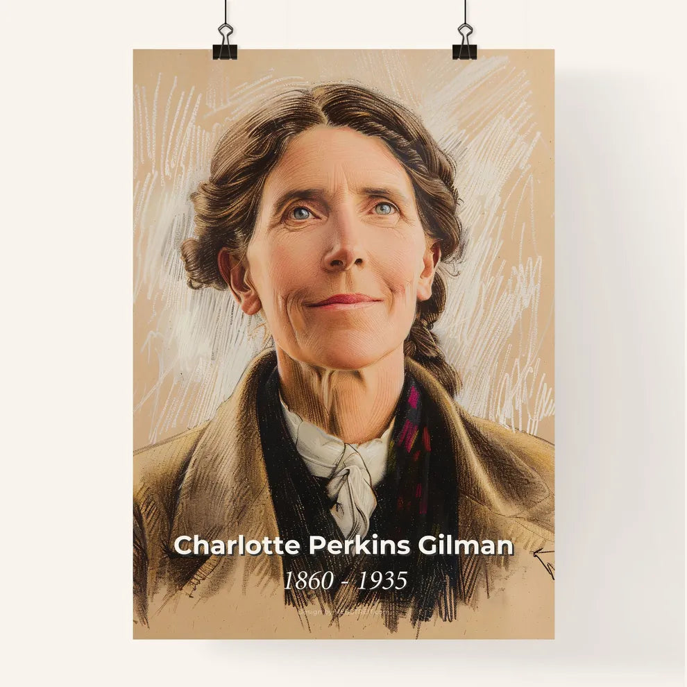 Empowering Portrait of Charlotte  Poster