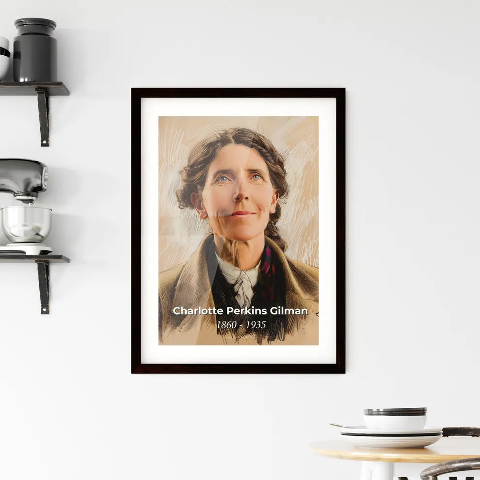 Empowering Portrait of Charlotte  Framed Print