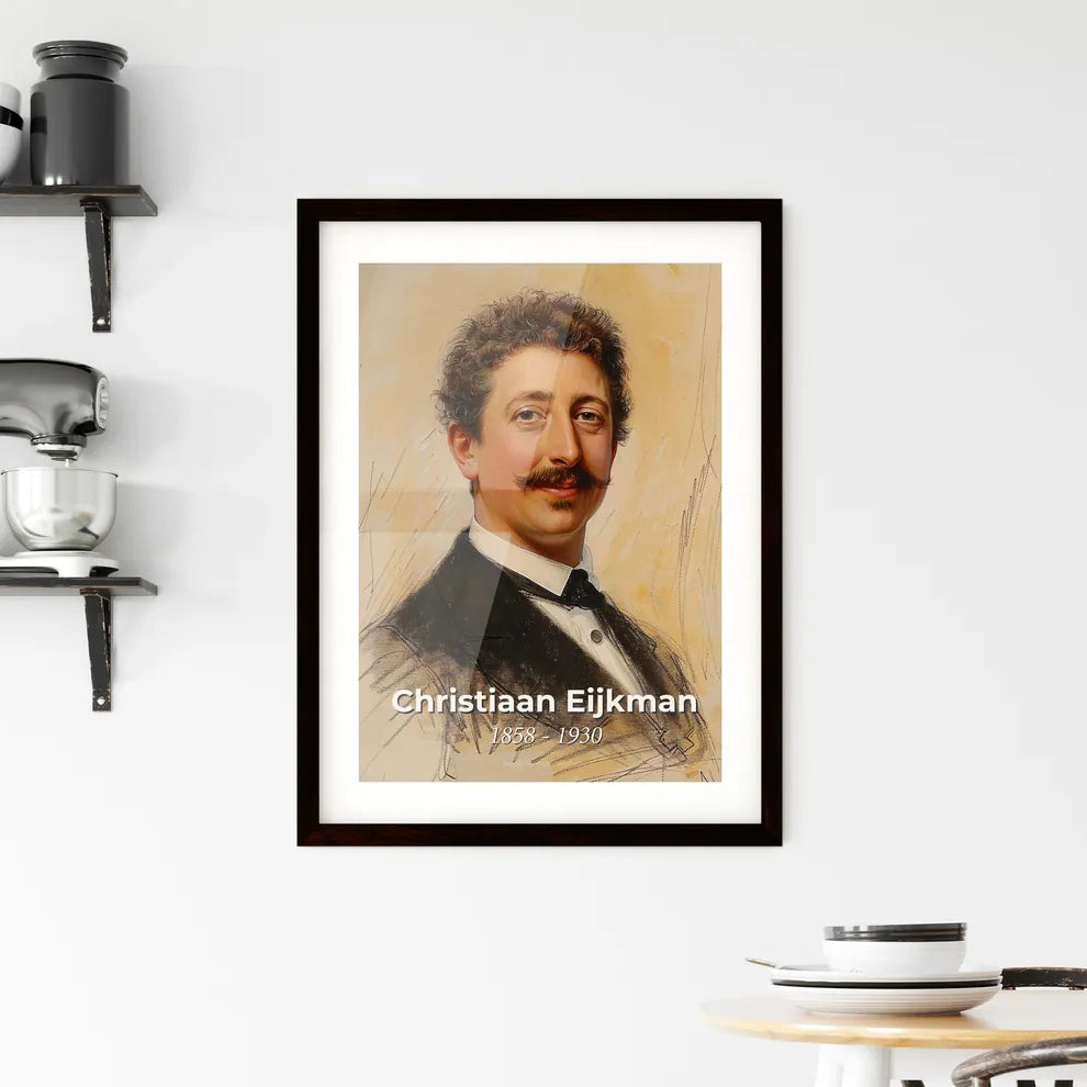 Elegant Portrait of Christiaan Eijkman Hangings