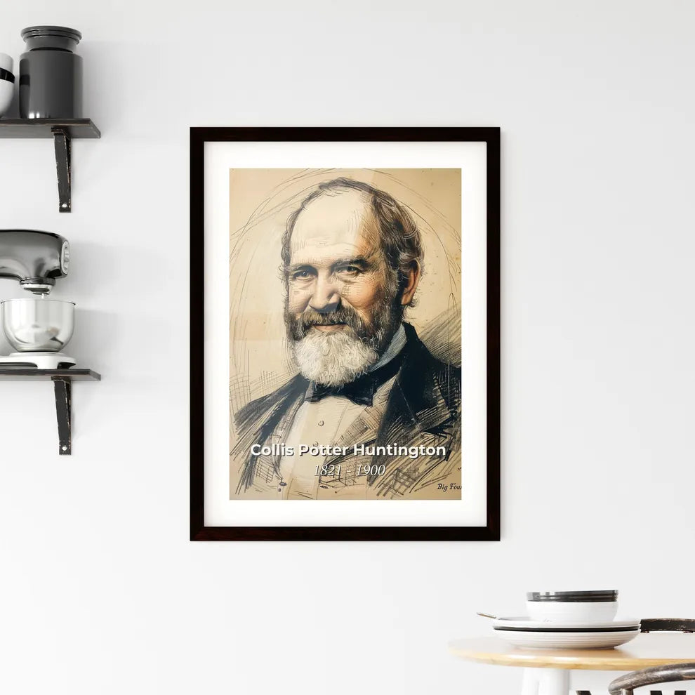 Captivating Portrait of Collis Potter Huntington Hangings