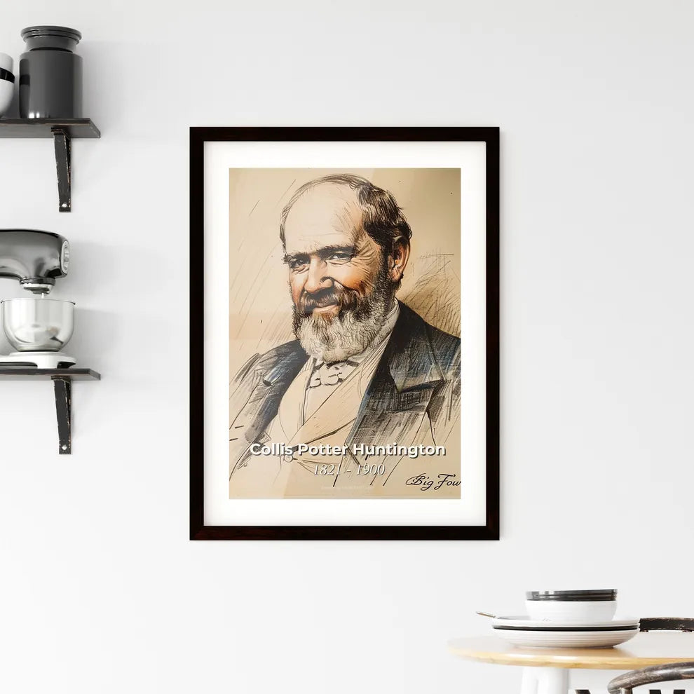 Elegant Portrait of Collis Potter Huntington Hangings