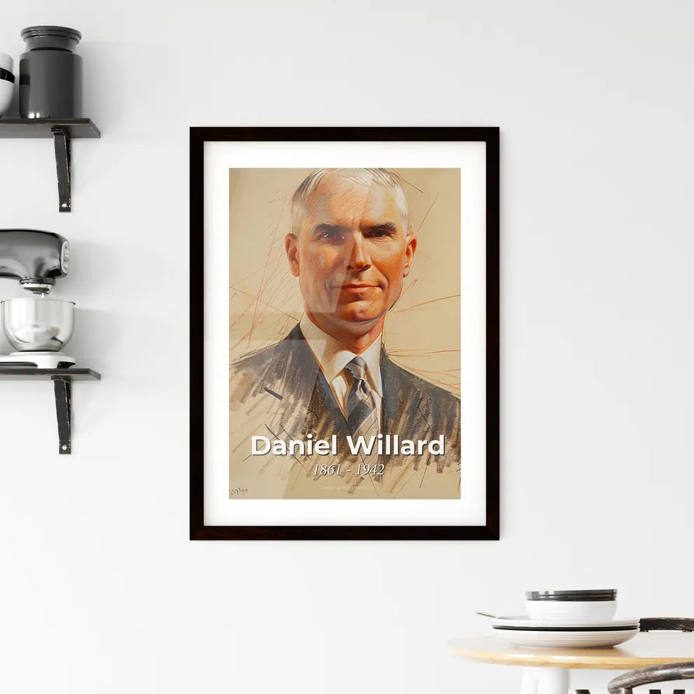 Striking Contemporary Portrait of Daniel Willard Hangings