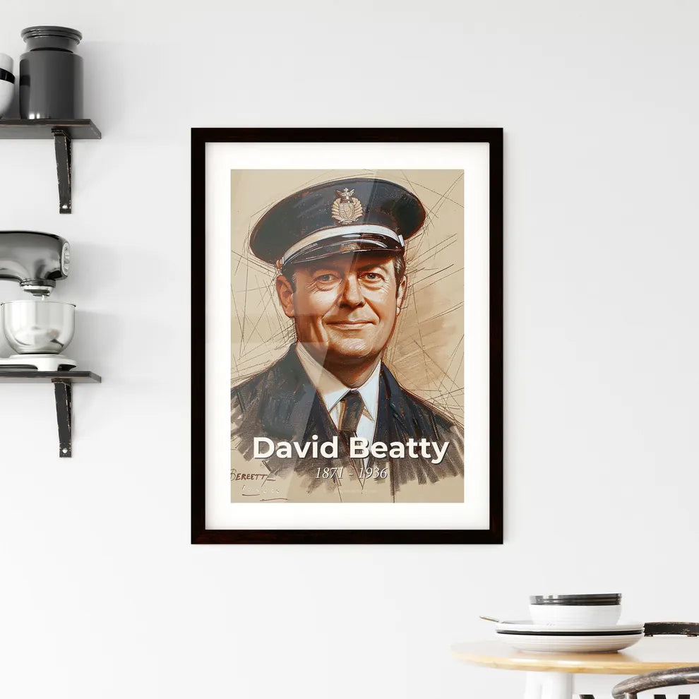 Elegant Portrait of Admiral David Beatty Hangings