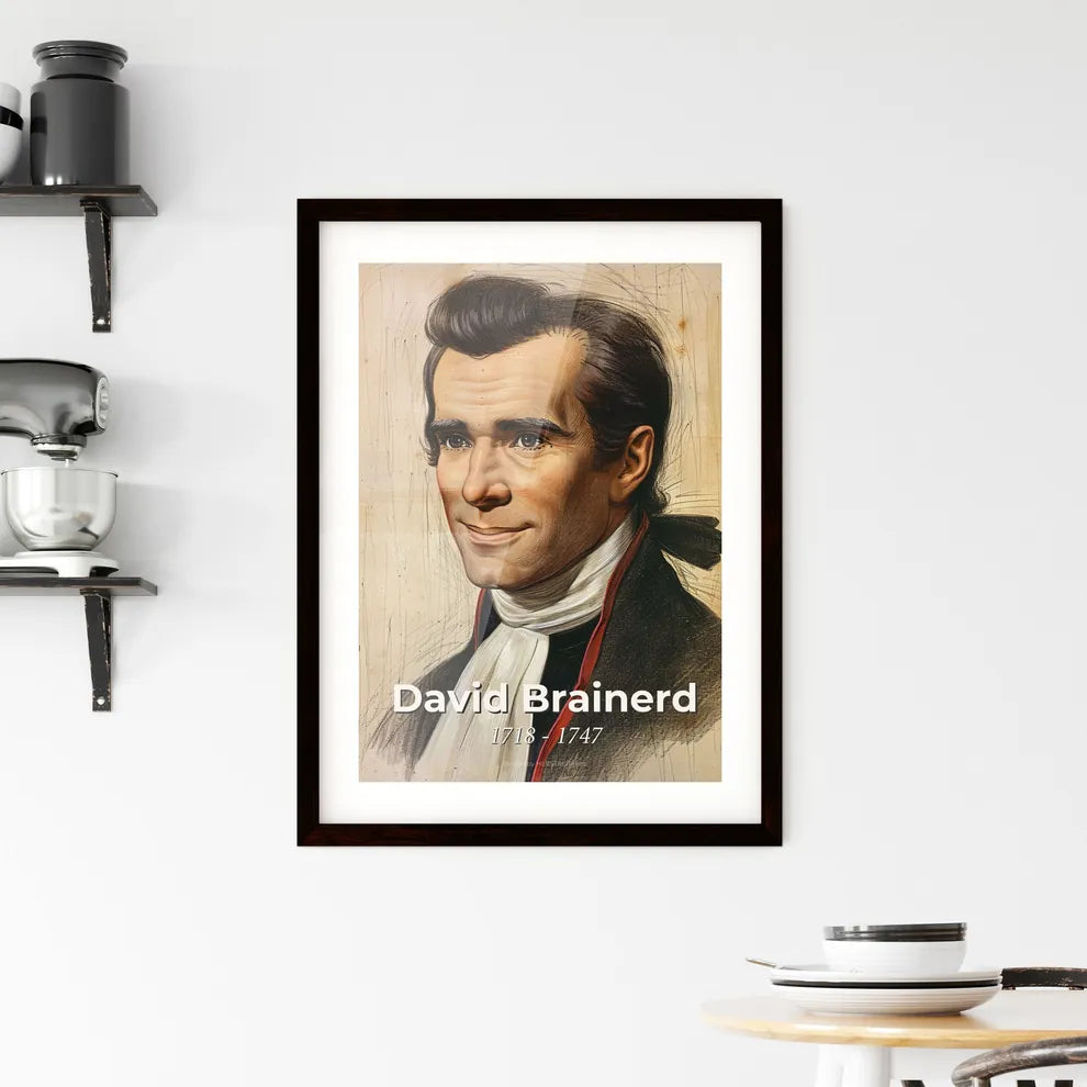 Elegant Portrait of David Brainerd Hangings