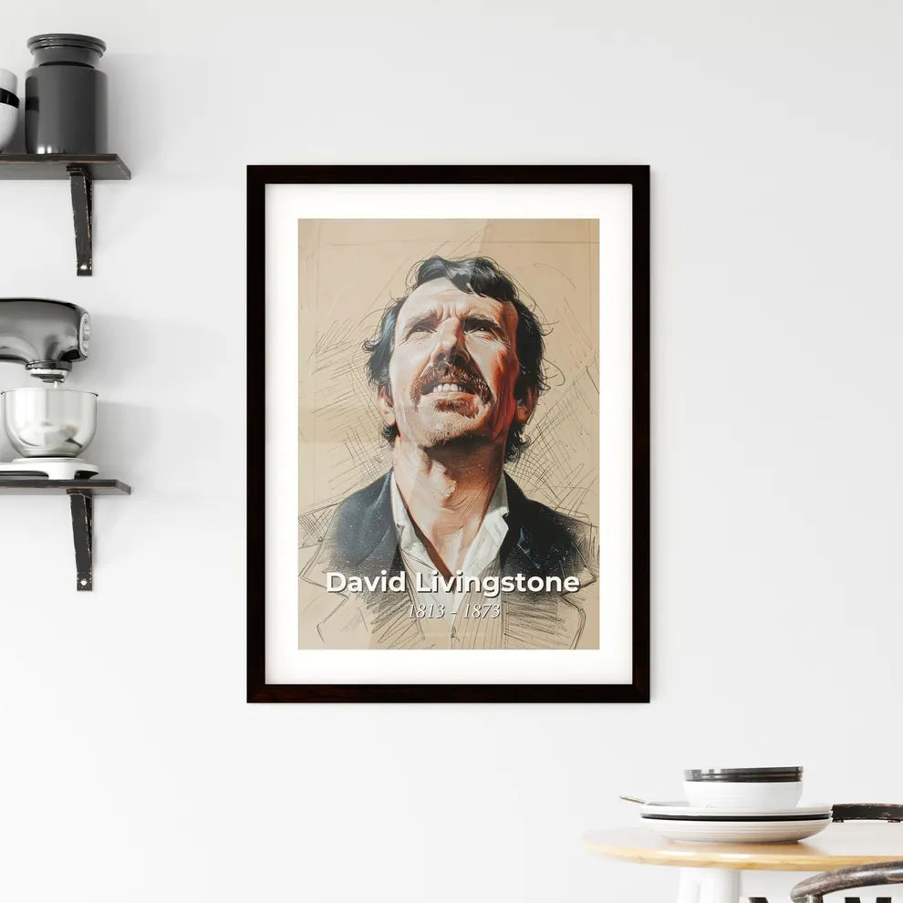 Captivating Contemporary Portrait of David Livingstone Hangings