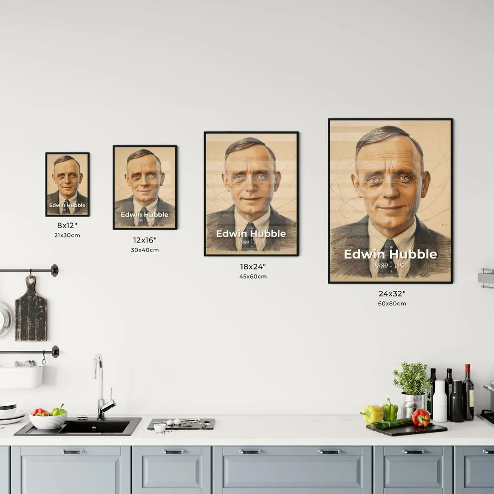 Edwin Hubble's Cosmic Smile Size Chart