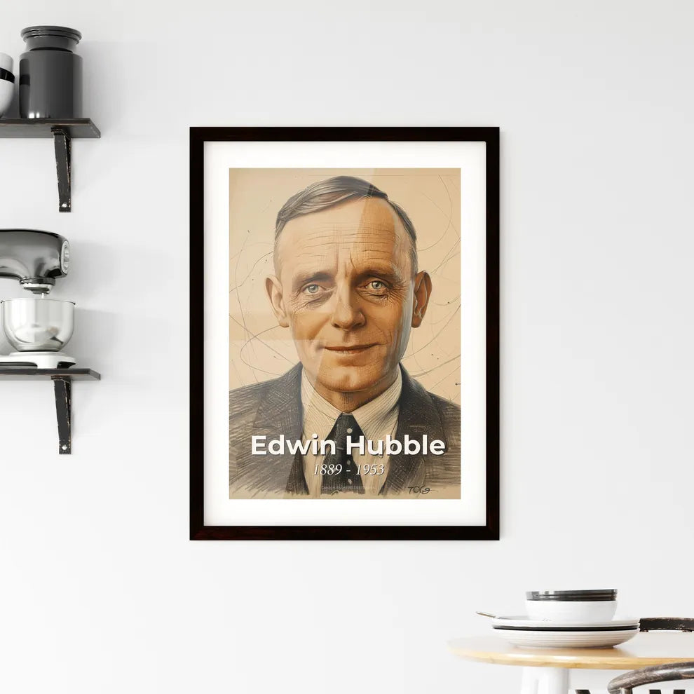 Edwin Hubble's Cosmic Smile Hangings