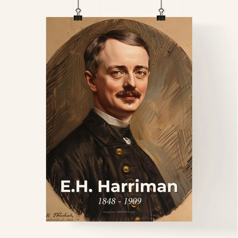 Elegant Portrait of E Poster