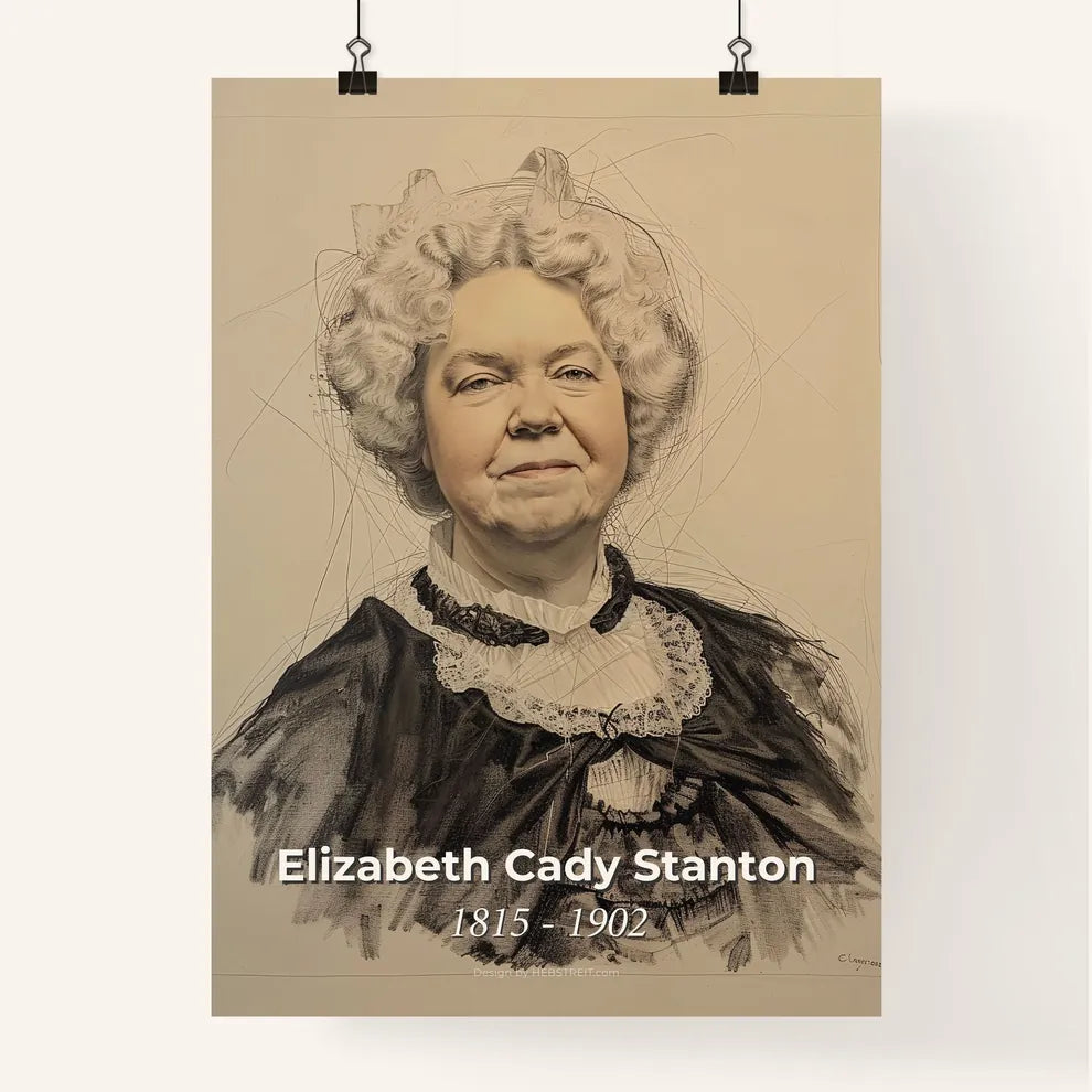Radiant Tribute to Elizabeth Ca Poster