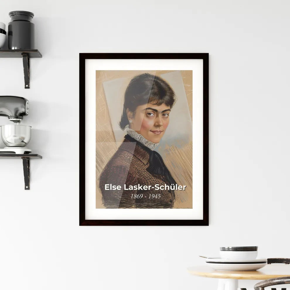 Captivating Portrait of Else Framed Print