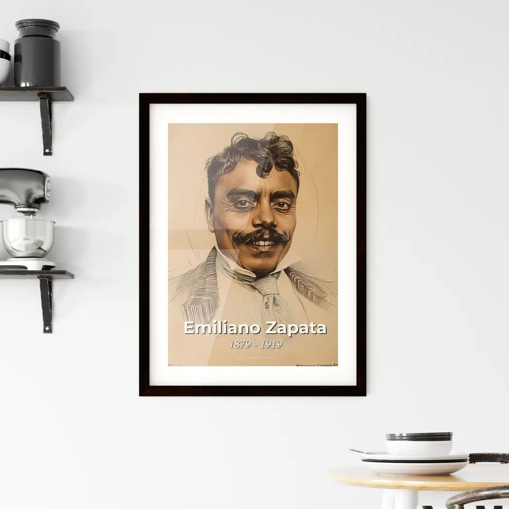 Vibrant Portrait of Emiliano Zapata Hangings