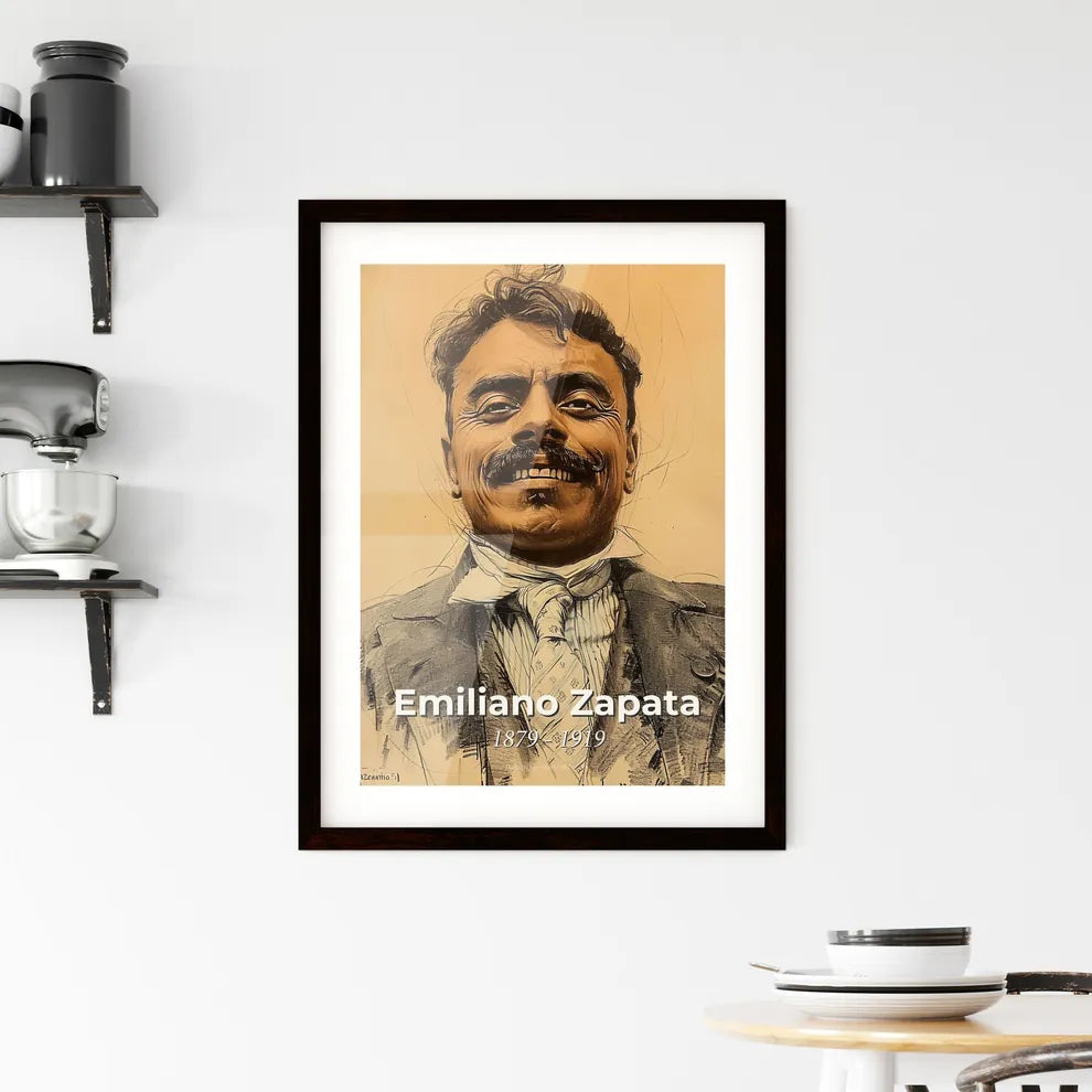 Vibrant Portrait of Emiliano Zapata Hangings