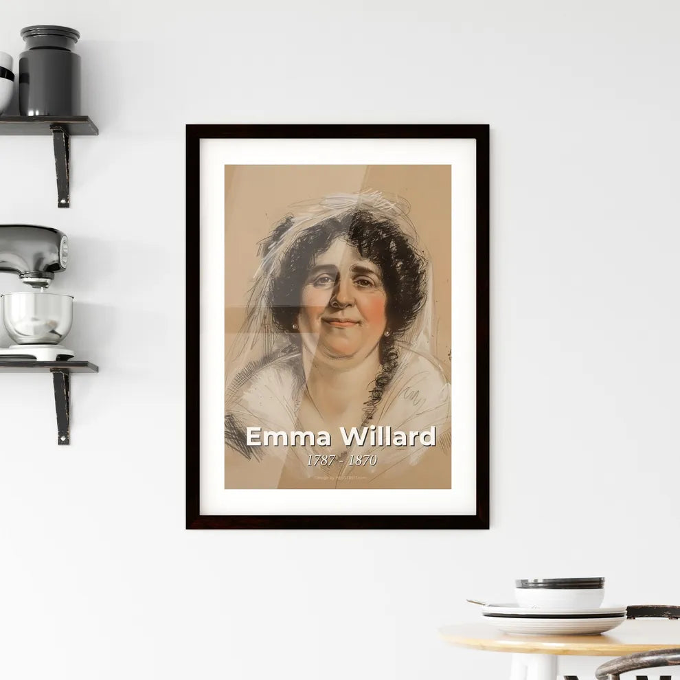 Emma Willard Framed Print