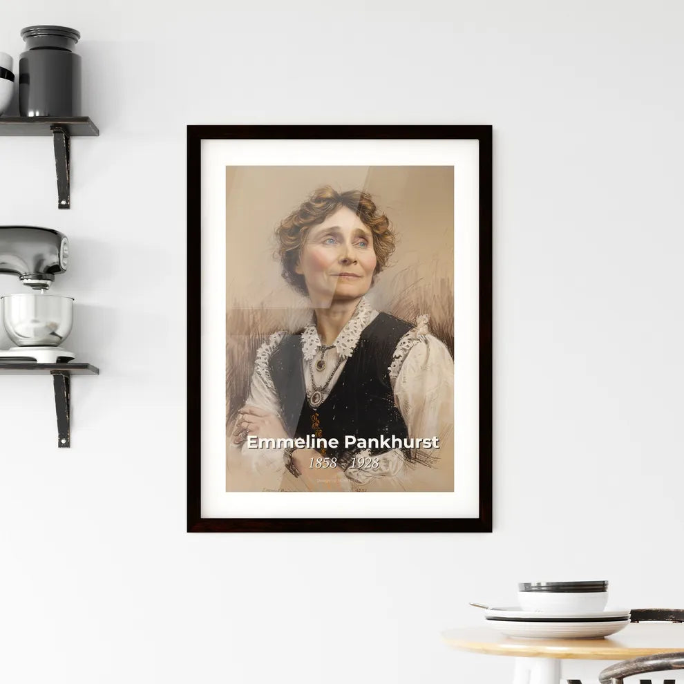 Emmeline Pankhurst Framed Print