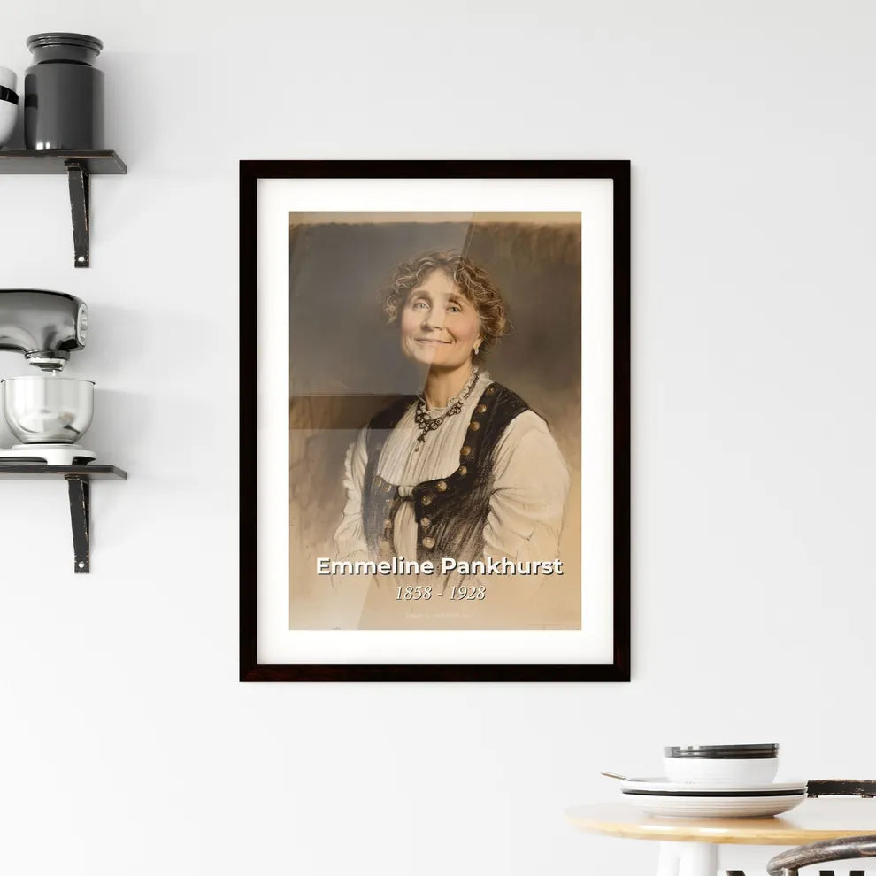 Emmeline Pankhurst Framed Print
