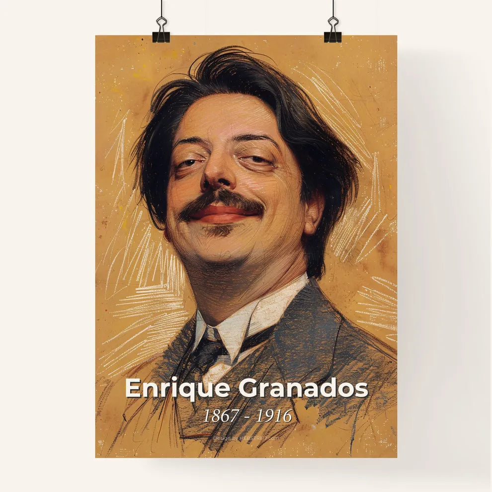Dynamic Portrait of Enrique Granados Poster