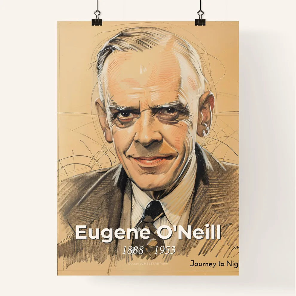 Captivating Portrait of Eugene O'Neill Poster