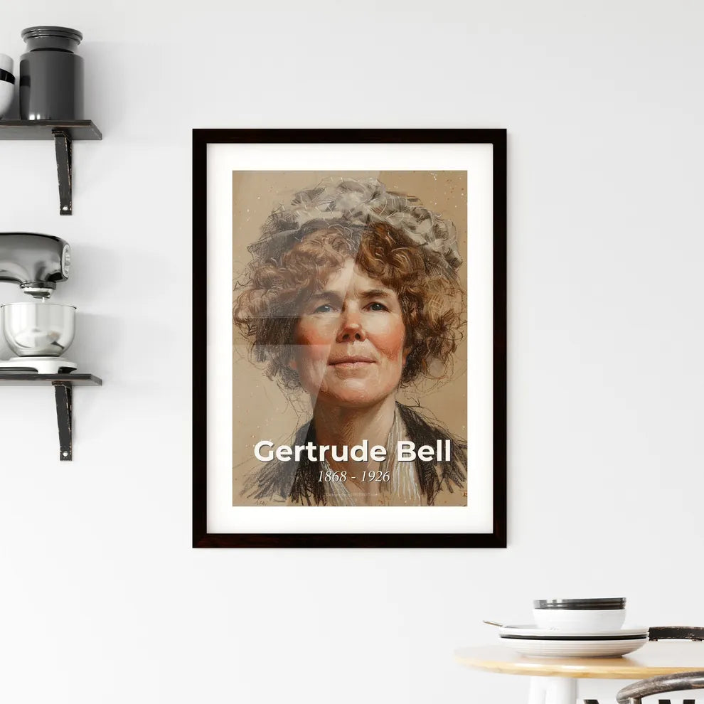 Elegant Portrait of Ge Framed Print