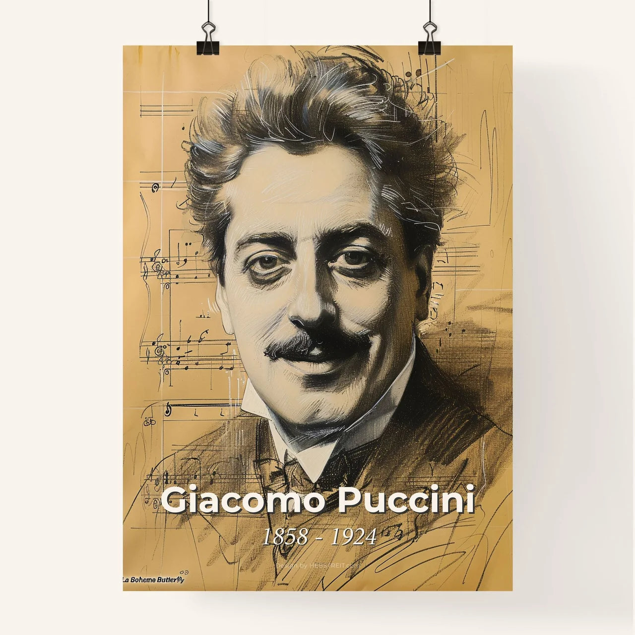 Elegant Portrait of Giac Poster