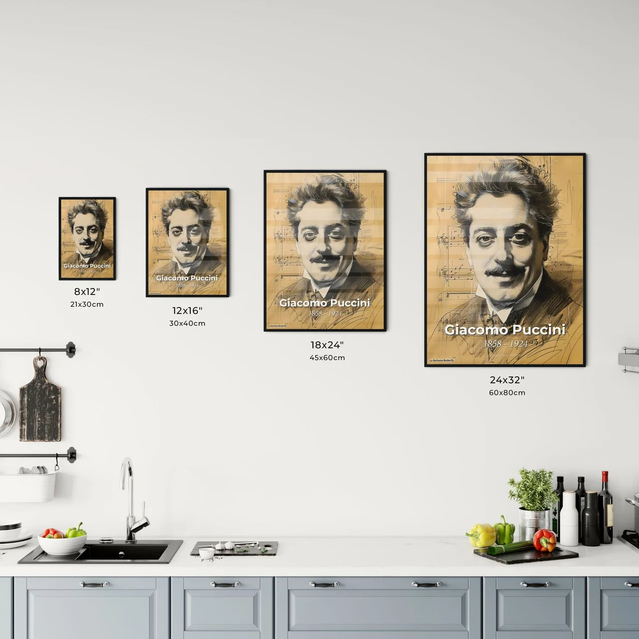 Elegant Portrait of Giac - Kitchen Hangings