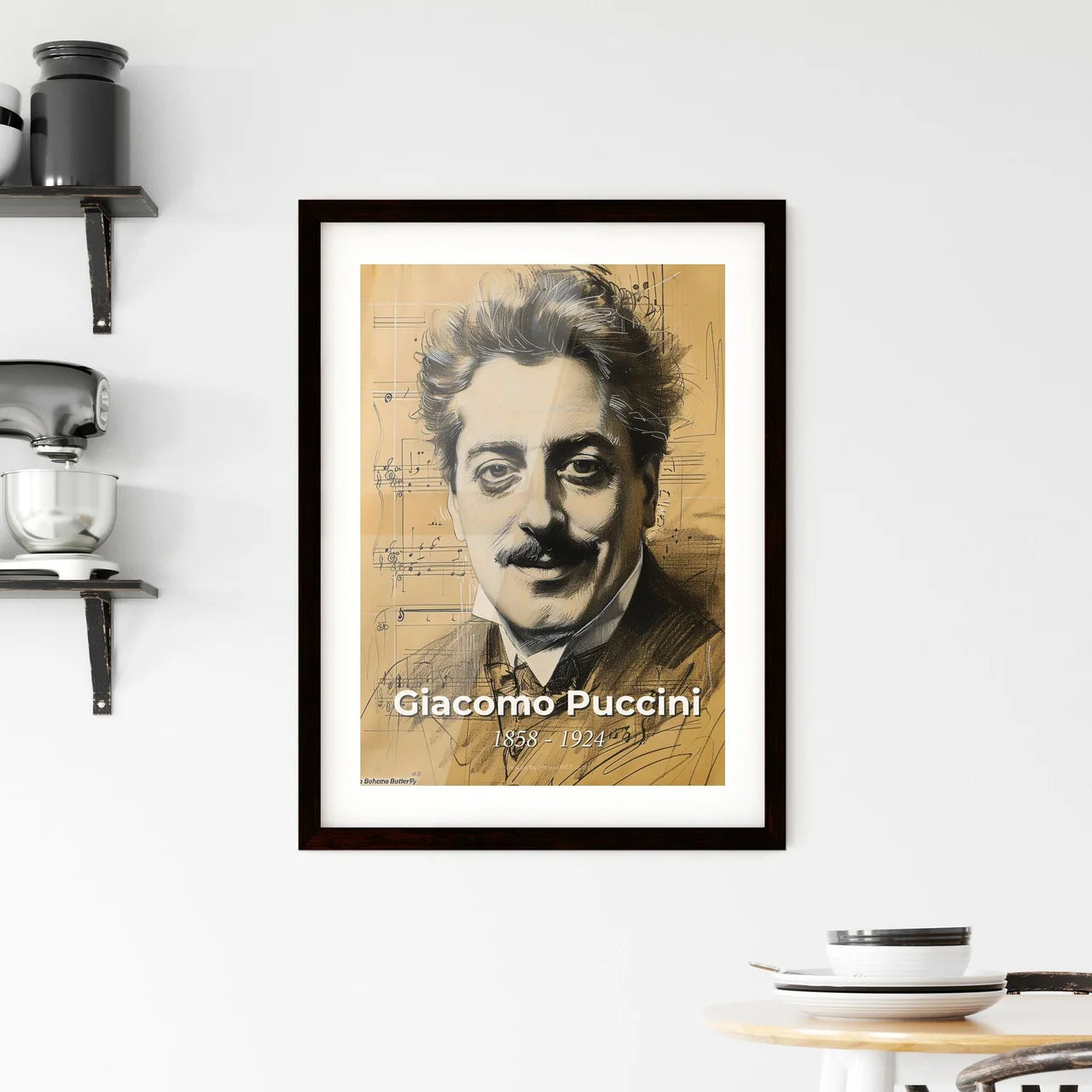 Elegant Portrait of Giac Framed Print