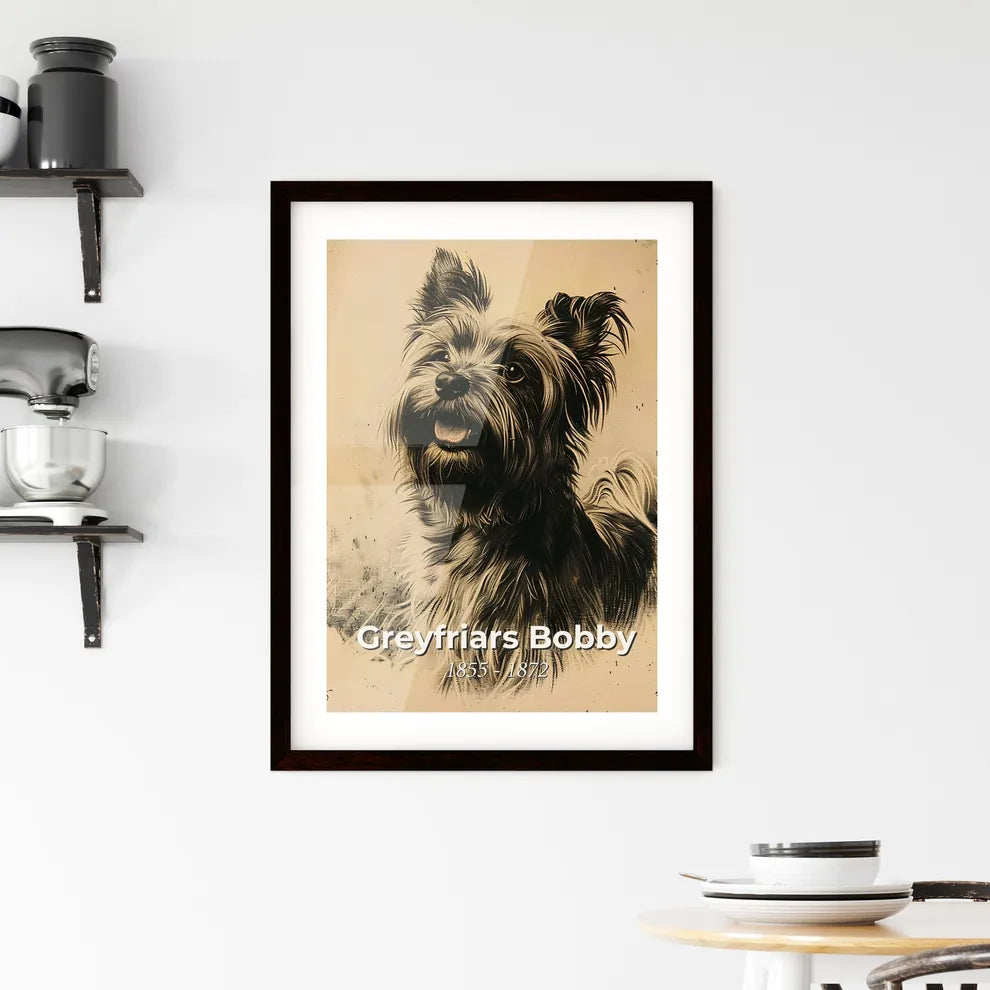 Timeless Devotion: Greyfriars Bobby Framed Print