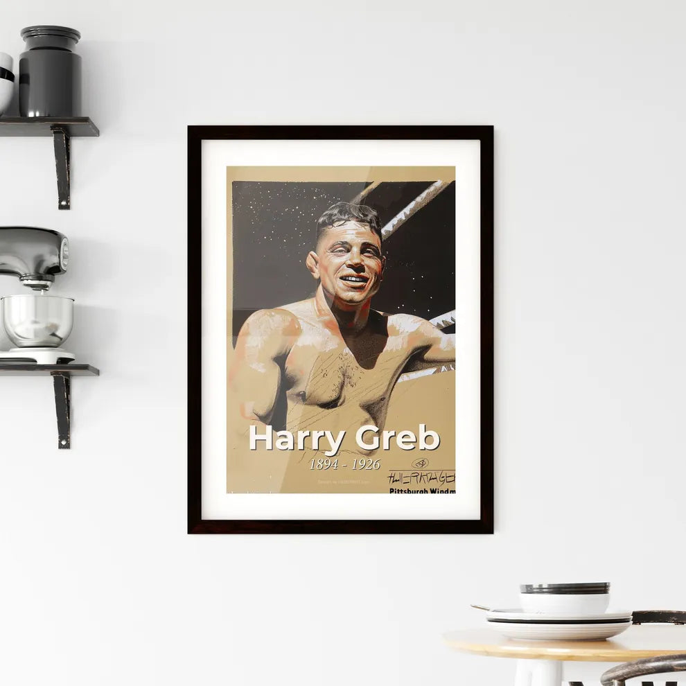 Dynamic Portrait of Framed Print